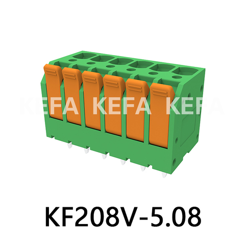 KF208V-5.0/5.08 Spring type terminal block