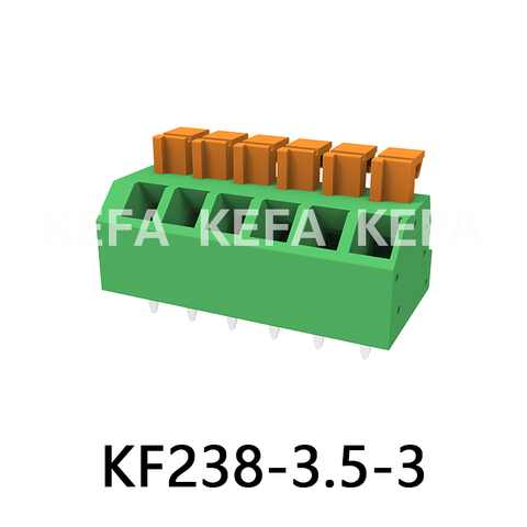 KF238-3.5-3 Spring type terminal block