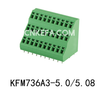 KFM736A3-5.0/5.08 Spring type terminal block