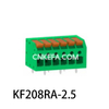 KF208RA-2.5/2.54 Spring type terminal block