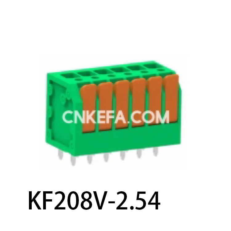 KF208V-2.5/2.54 Spring type terminal block