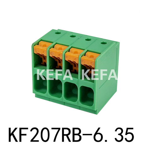 KF207RB-6.35  Spring type terminal block