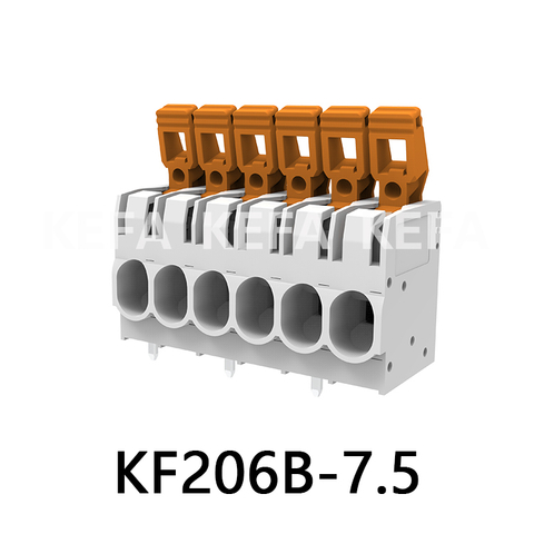 KF206B-7.5  Spring type terminal block