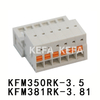 KFM350RK-3.5/ KFM381RK-3.81 Pluggable terminal block