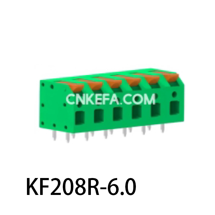 KF208R-6.0 Spring type terminal block