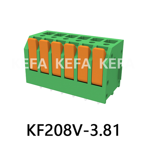KF208V-3.5/3.81  Spring type terminal block