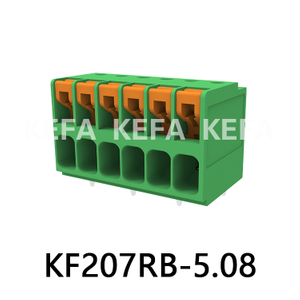 KF207RB-5.08 Spring type terminal block