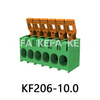 KF206-10.0 Spring type terminal block