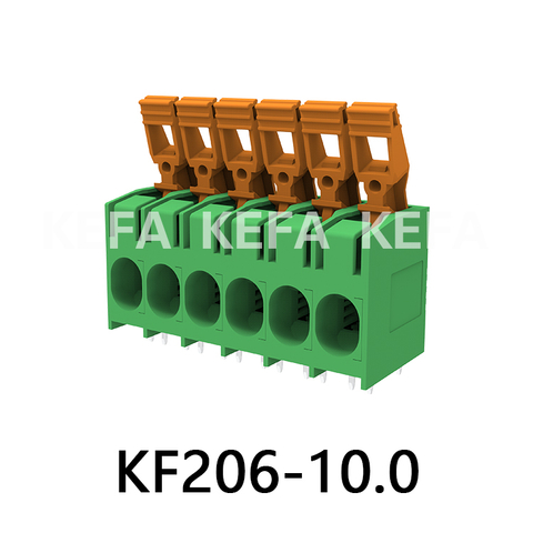 KF206-10.0 Spring type terminal block