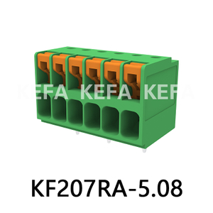 KF207RA-5.08 Spring type terminal block