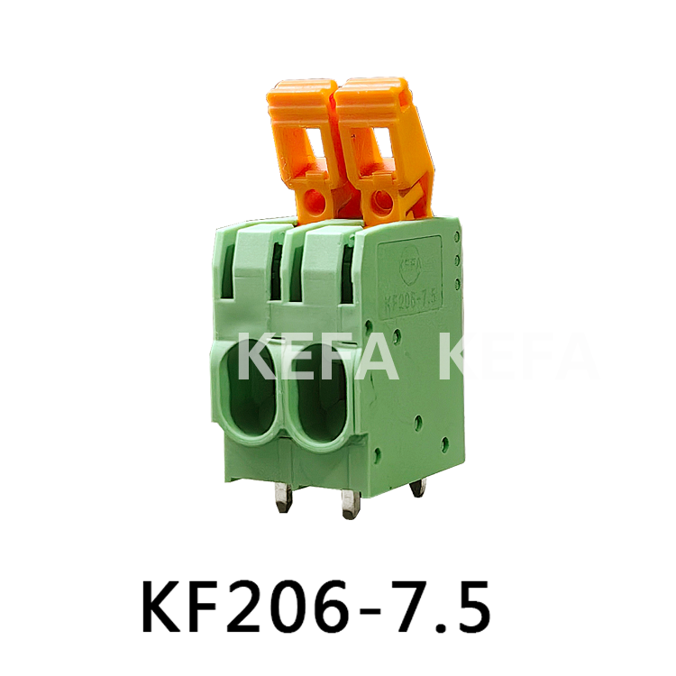 KF206-7.5 Spring type terminal block