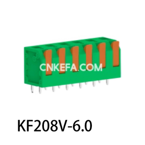 KF208V-6.0 Spring type terminal block